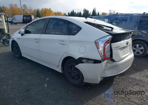 2012 Toyota Prius Two from USA, damaged, VIN JTDKN3DUXC5524529